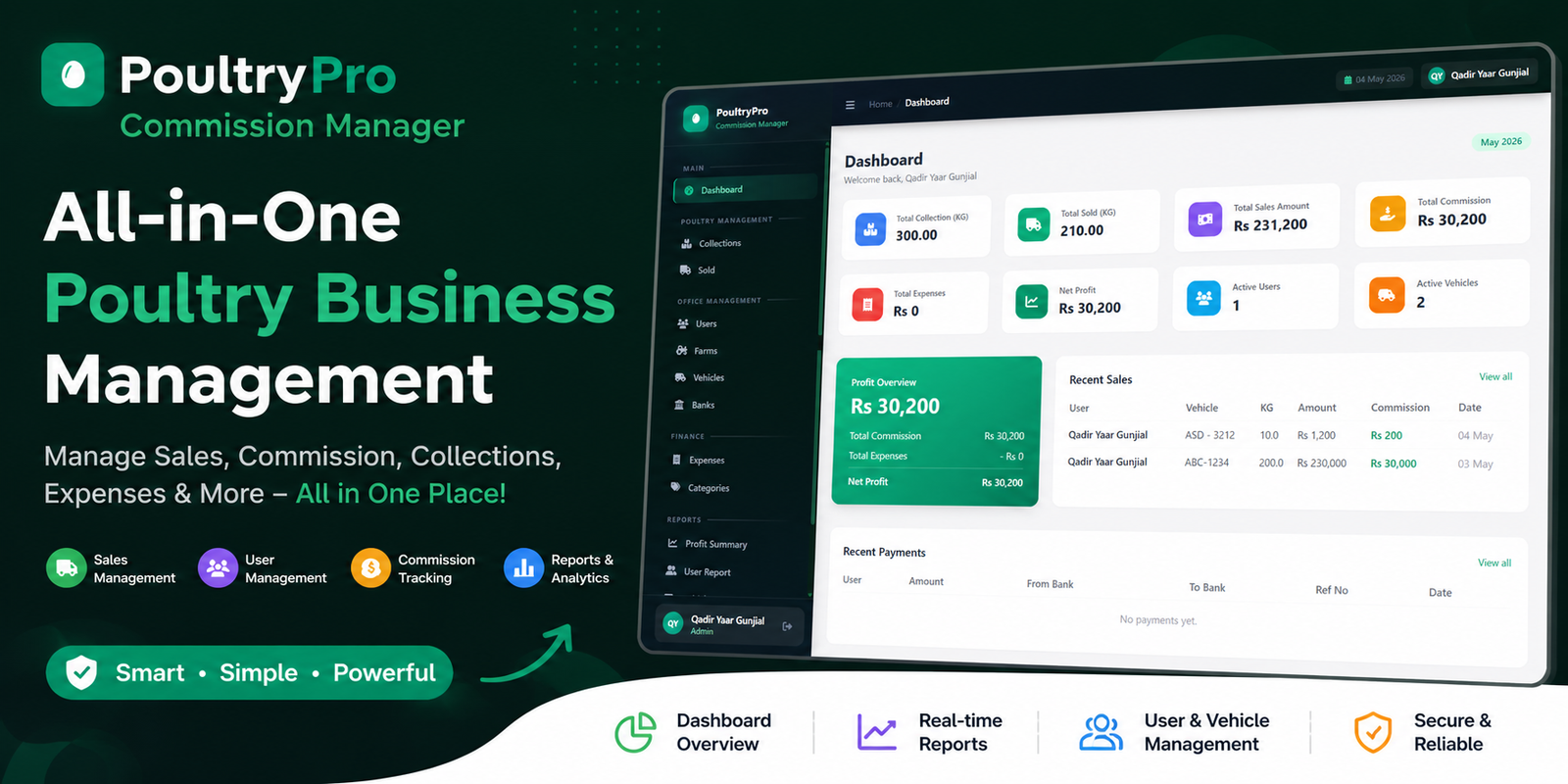 PoultryPro – Commission & Sales Management System
